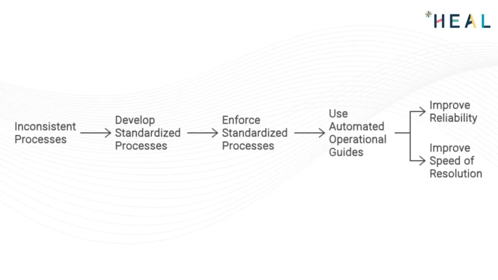 Inconsistent Processes Standardizing by HEAL Software